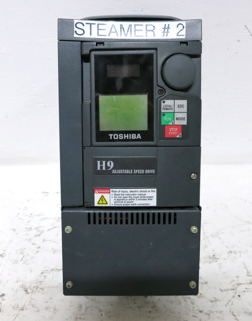 Toshiba VT130H9U4080 7.5 HP VT 130 H9 Transistor Inverter AC VS Drive 7.5HP 480 (DW3824-2)