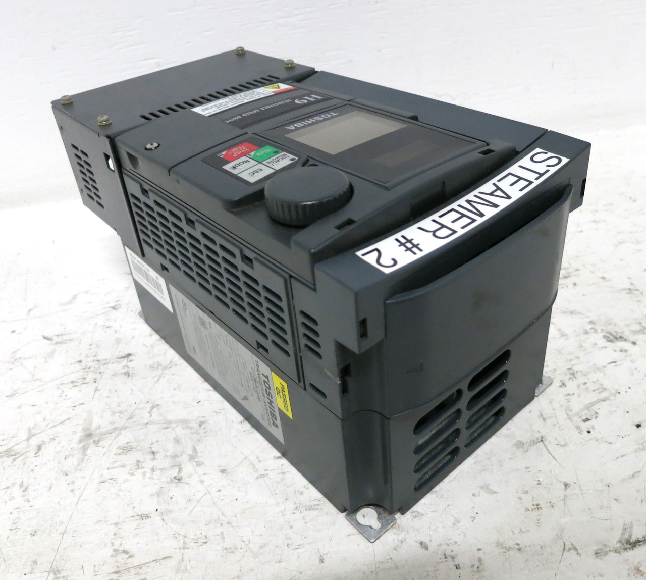 Toshiba VT130H9U4080 7.5 HP VT 130 H9 Transistor Inverter AC VS Drive 7.5HP 480 (DW3824-2)