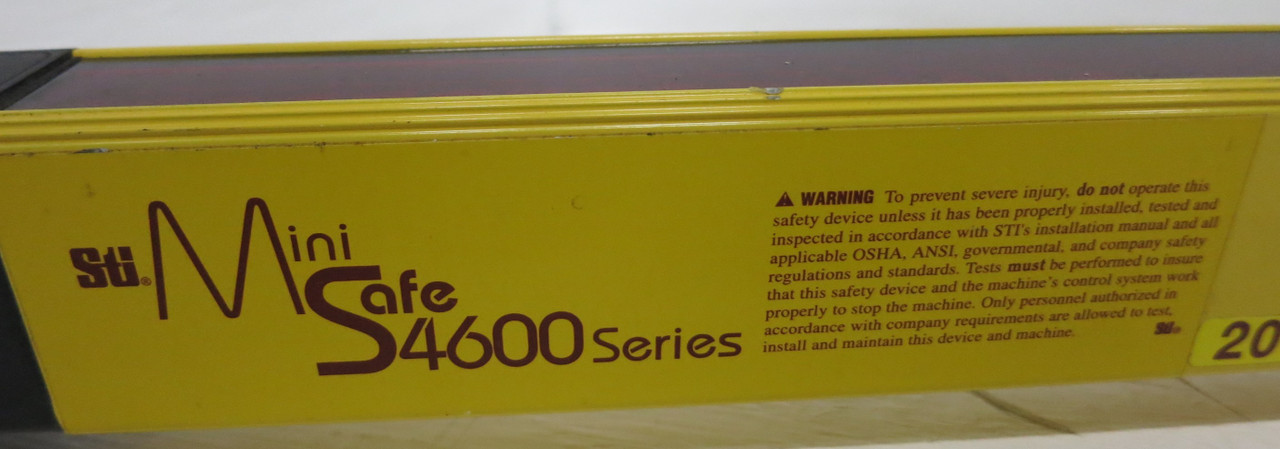 STi MS46-20-1215-X Transmitter 70157-1011 52" Light Curtain MiniSafe 4600 Series (GA0807-1)