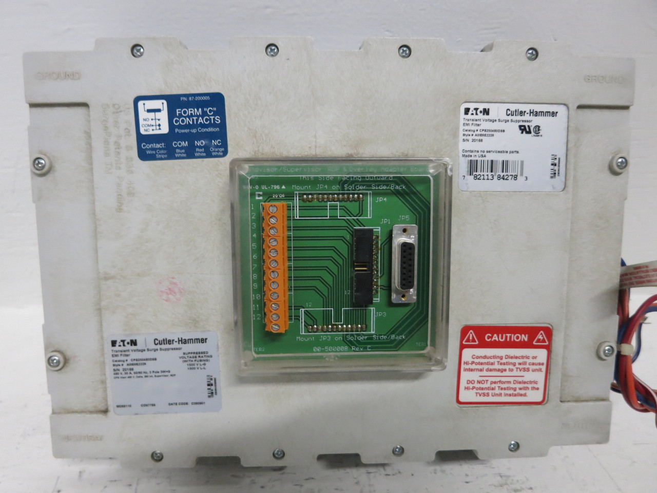 Eaton CPS250480DSB Transient Voltage Surge Suppressor 480V 3 Pole 30A A0IE6E2226 (GA0814-1)