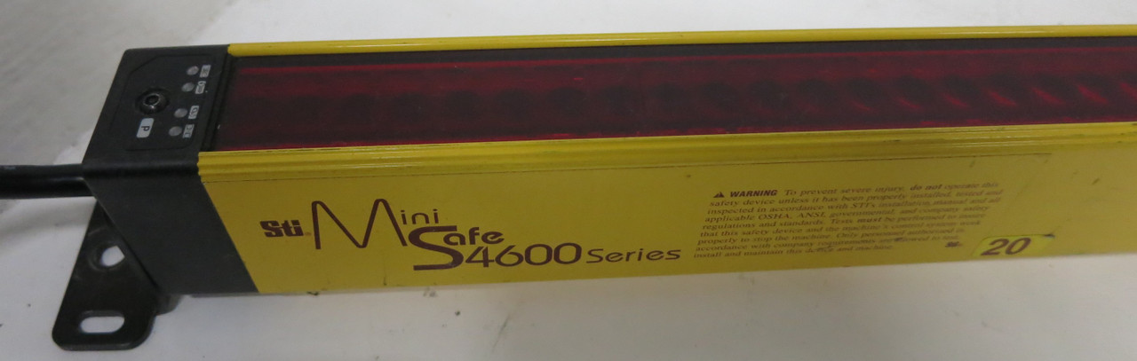 STi MS46SR-20-1390-Q1-R-NC-FN-TY1 Receiver 70158-1851 57" Light Curtain 4600 Ser (GA0809-1)