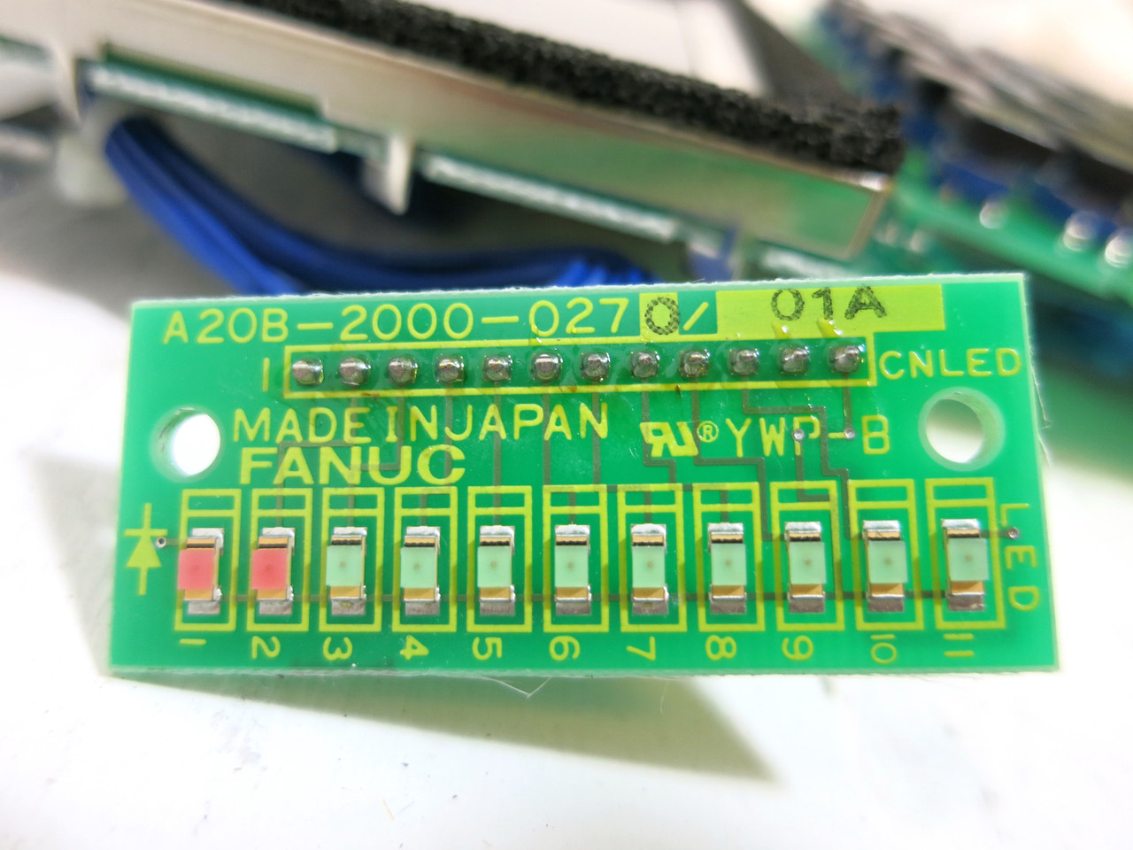 GE Fanuc Teach Pendant Control Display Board Robot A20B-2100-0300 + EG4404S-FR (DW3858-1)