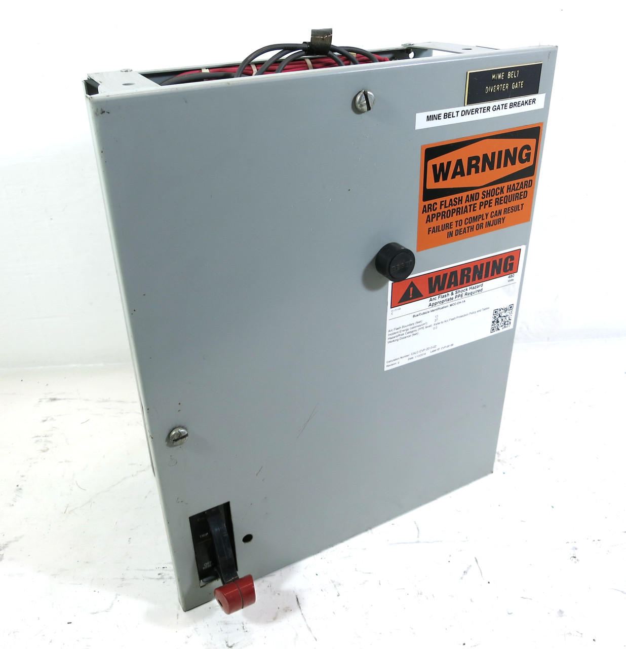 GE 8000 15A Breaker Size 1 Reversing Starter 18" MCC Bucket 15 Amp THED CR309 (DW3875-1)