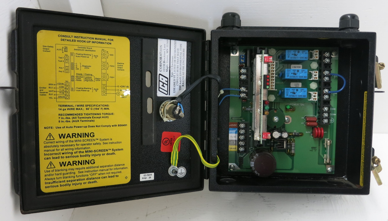 Banner MSCT-1 Multi-Screen Control Box Light Curtain Controller 230 VAC 4A (GA0823-1)