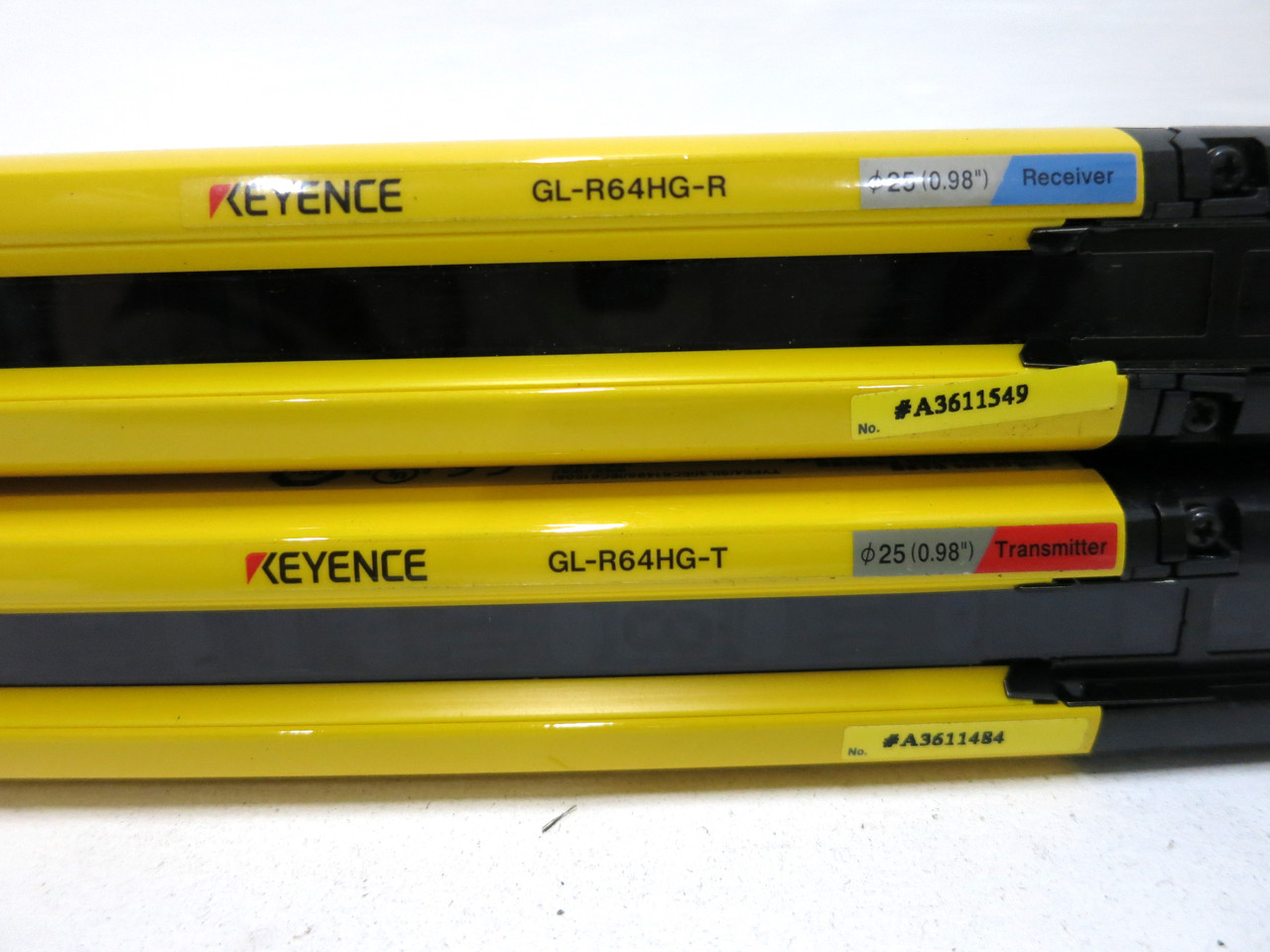 NEW Keyence GL-R64HG-R + GL-R64HG-T Light Curtain Receiver + Transmitter 50" (DW3912-1)