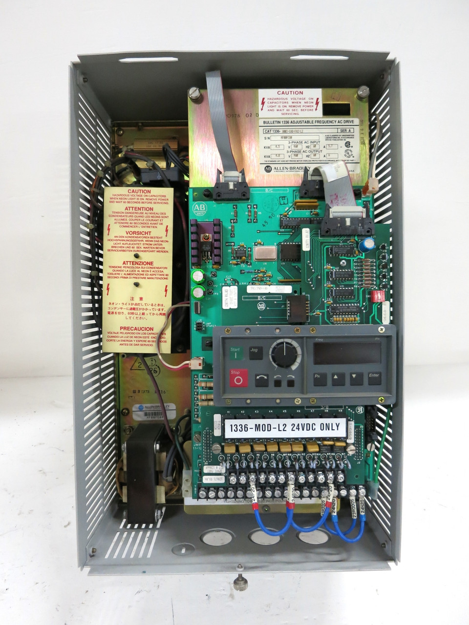 Allen Bradley 1336-B003-EAD-FA2-L2 3 HP 1336 AC VS Drive AB 3HP 4.8kVA 6A Ser A (DW3937-8)