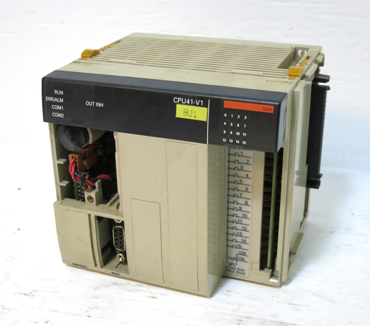 Image of Omron CQM1-CPU41-EV1 Sysmac CPU Unit PLC Module Programmable Controller