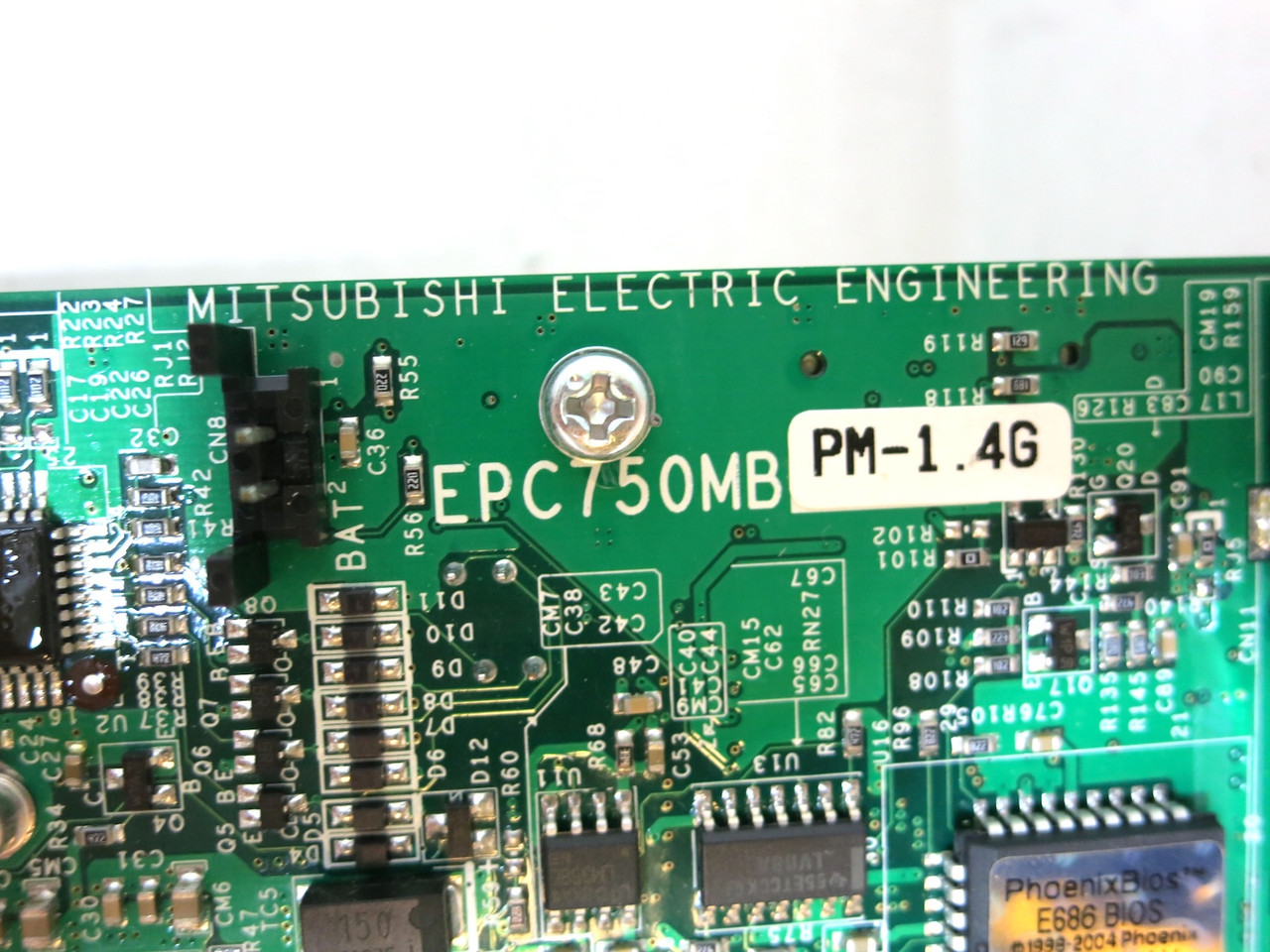 Mitsubishi 503U00367G52 HMI Control Board EPC750MB-PM-1.4G Memory USB Ethernet (DW3995-1)