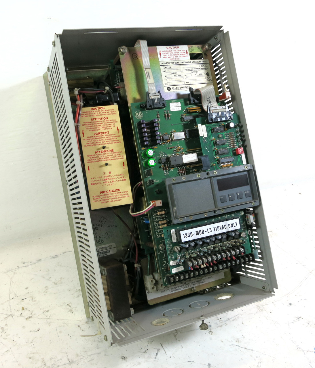 Image of Allen Bradley 1336-B005-EAD-S1 5 HP 1336 AC VS Drive AB 5HP 460V 9.6A