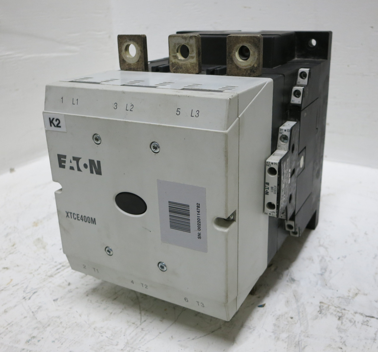 Eaton XTCE400M 400A Motor Contactor 24-48VDC Coil 300 HP @ 460V 3P XTC(E)(S)400M (GA0868-2)