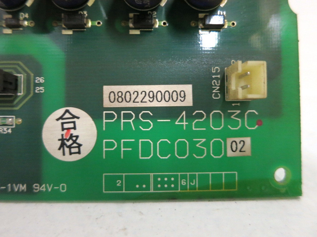 Daihen PRS-4203C Control Board EX Robot PFDC03002 Weld PRS4203C (DW4021-2)