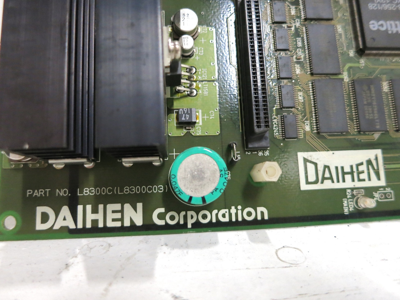 Daihen L8300C + L8310S Control Board EX Robot F02J1617 Weld L8300C03 L8310S02 (DW4019-1)