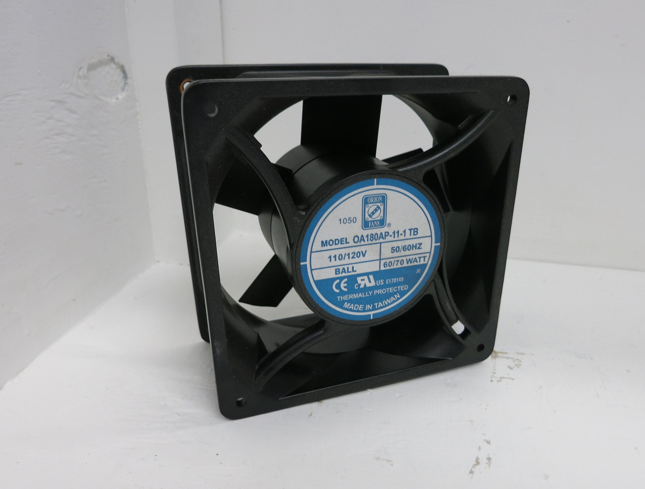 Image of Orion Fans OA180AP-11-1 TB 110/120V 50/60Hz Ball Thermally Protected 60-70 Watt