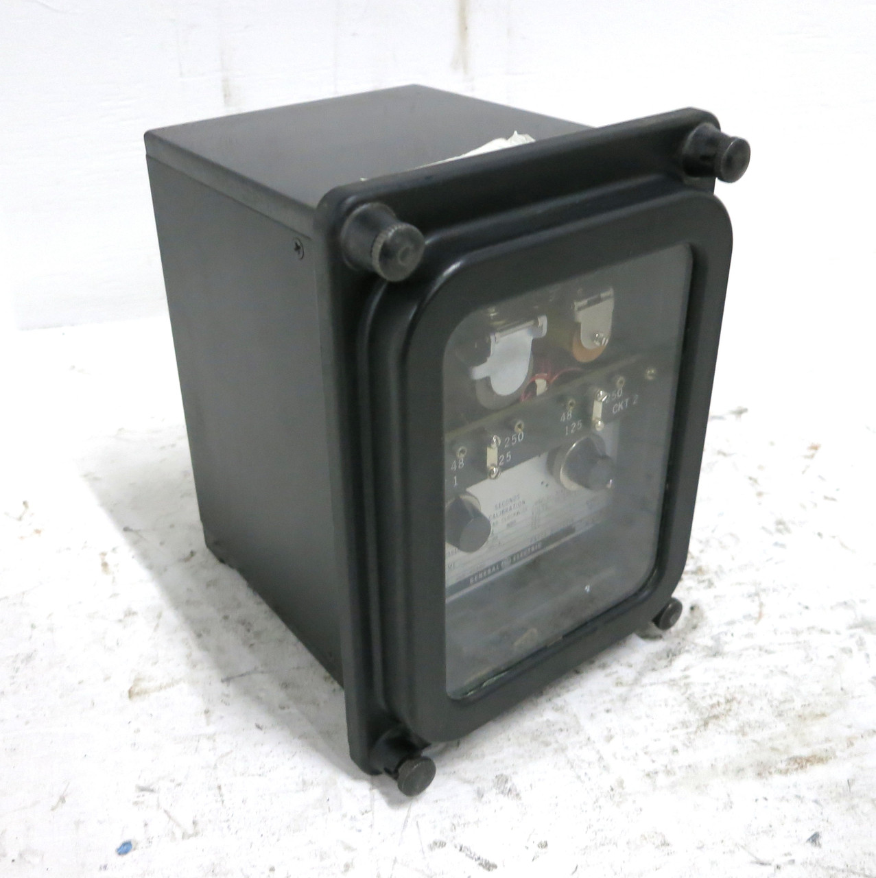 GE 12NSR21G1A Reclosing Relay Type NSR 48/125/250V DC Reset Time 3-20s .5-3 (DW4078-1)