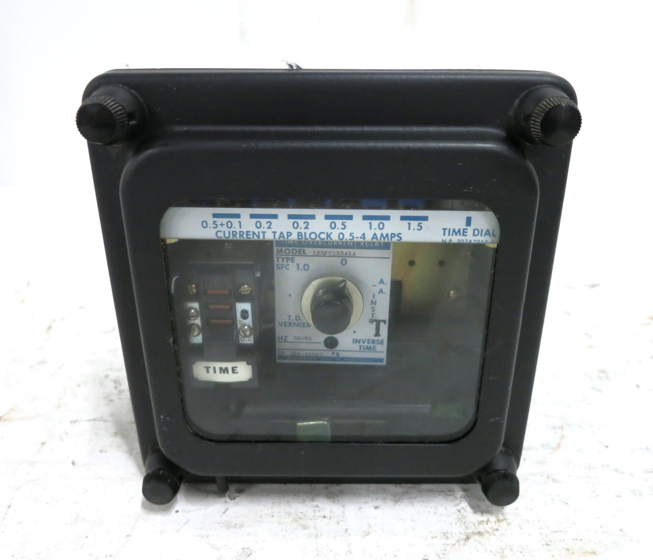 GE 12SFC153A1A Time Overcurrent Relay Type SFC 0-1.0 General Electric (DW4080-3)