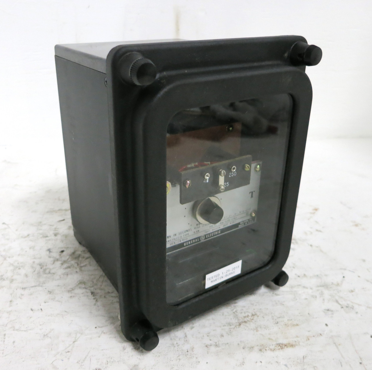 Image of GE 12SAM17A22A Static Timing Relay Type SAM 48/125/250 V DC .05-3