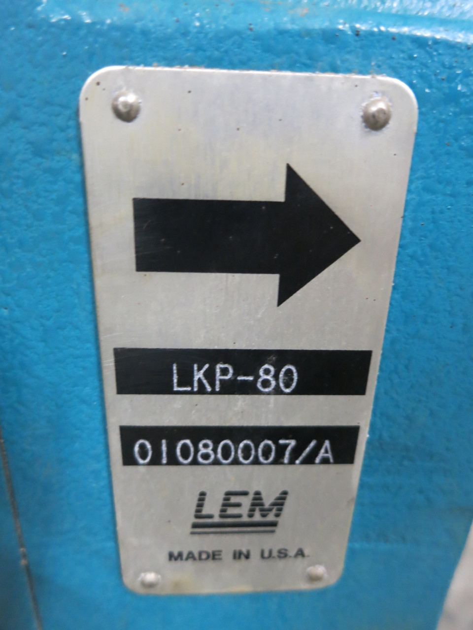 LEM LKP-80 High Accuracy DC Measuring Head w Stand Busbar 80kA 9000VA 01080007/A (GA0919-1)
