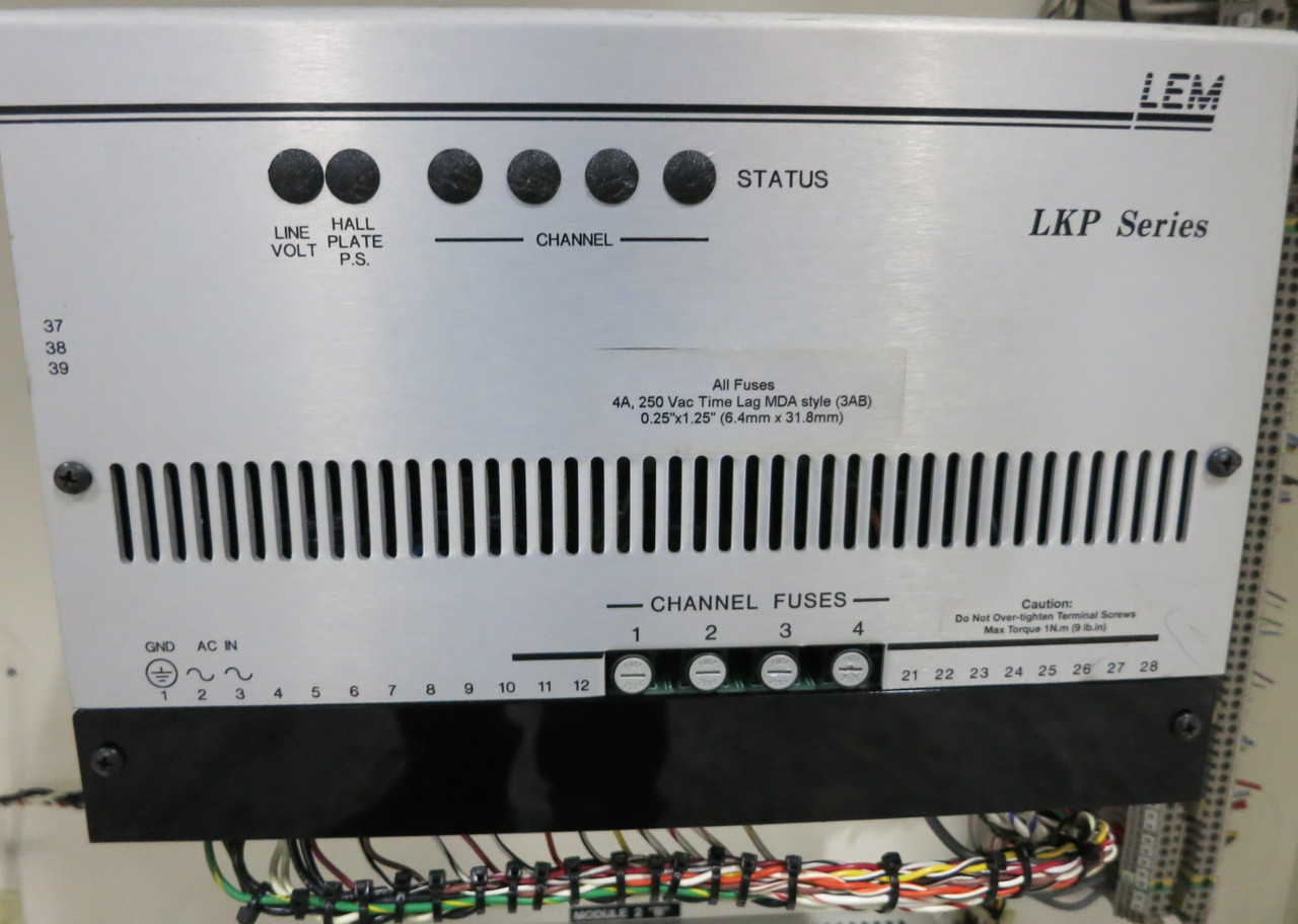 LEM LKP-80 Direct Current Measuring System 042102 80kA DynAmp 120VAC (GA0918-1)