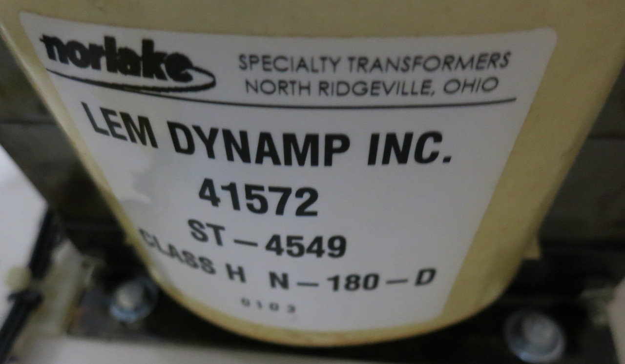 LEM LKP-80 Direct Current Measuring System 042102 80kA DynAmp 120VAC (GA0918-1)