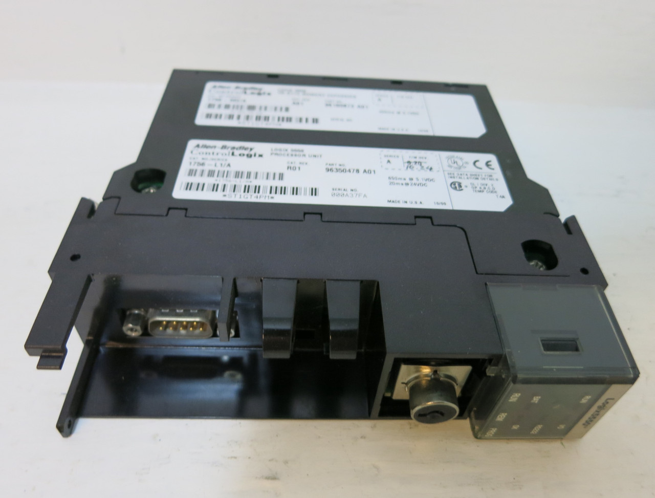 Allen Bradley 1756-L1/A F/W 10.24 Logix 5550 Processor w 1756-M2/A Memory PLC A (GA0962-1)