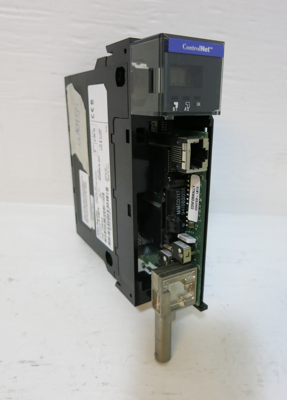 Allen Bradley 1756-CNBR Ser D Rev L01 FW 5.38.40 Control Net Com Bridge PLC (GA0955-1)