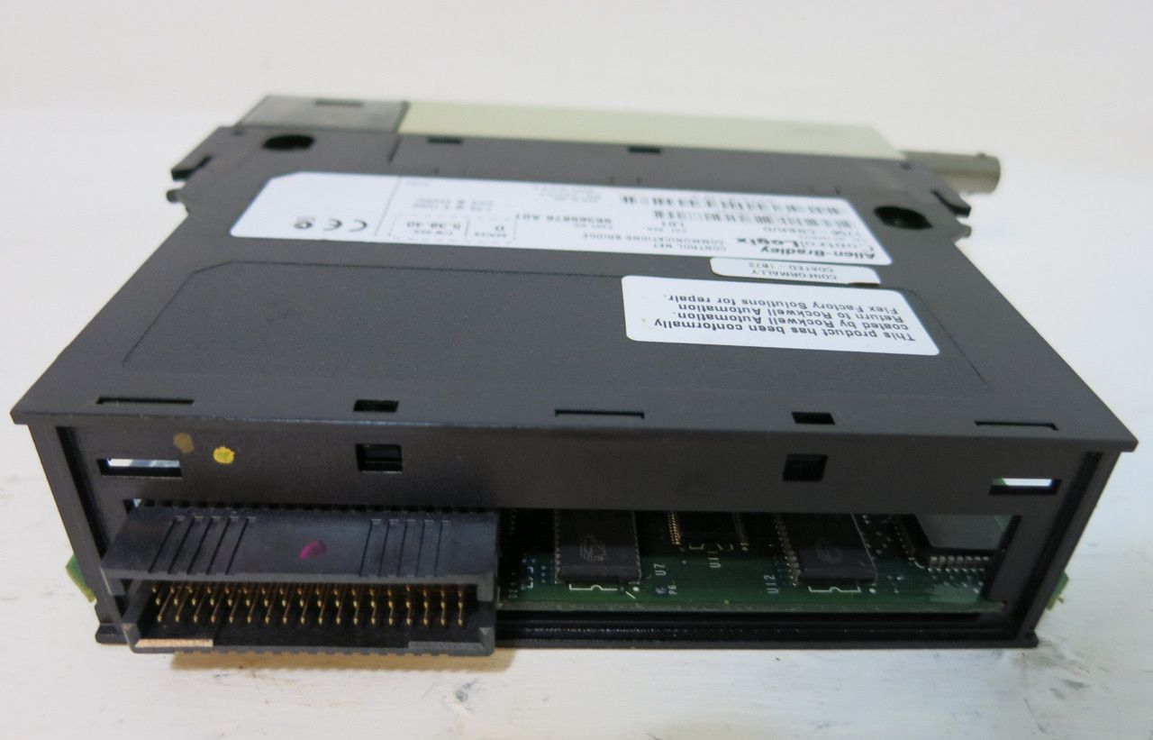 Allen Bradley 1756-CNBR Ser D Rev L01 FW 5.38.40 Control Net Com Bridge PLC (GA0955-1)