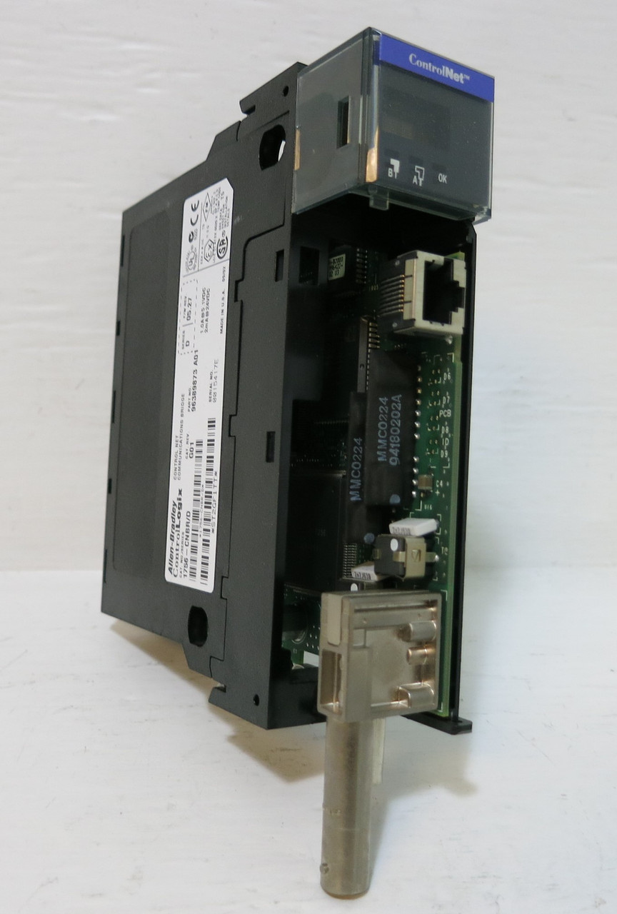 Allen Bradley 1756-CNBR Ser D Rev G01 FW 5.27 Control Net Communications Bridge (GA0954-8)