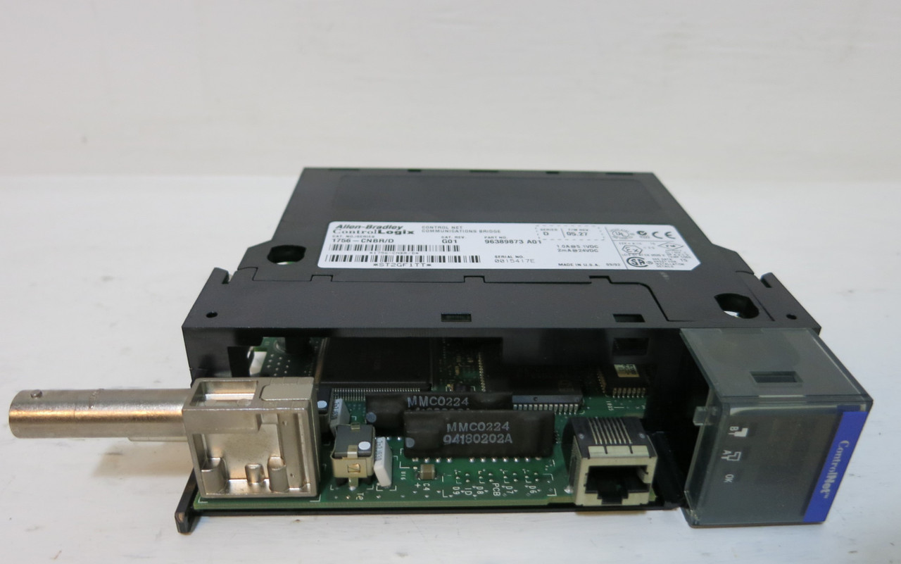 Allen Bradley 1756-CNBR Ser D Rev G01 FW 5.27 Control Net Communications Bridge (GA0954-8)