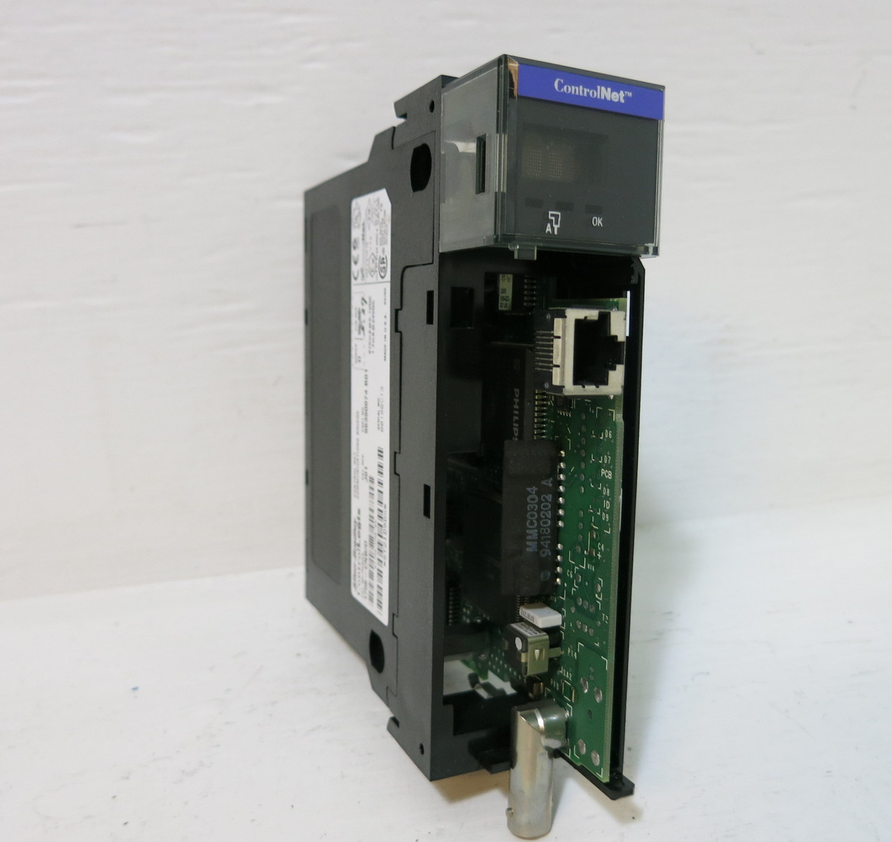 Allen Bradley 1756-CNB Ser D Rev M02 FW 5.45 ControlLogix Control Net Comm PLC (GA0973-1)