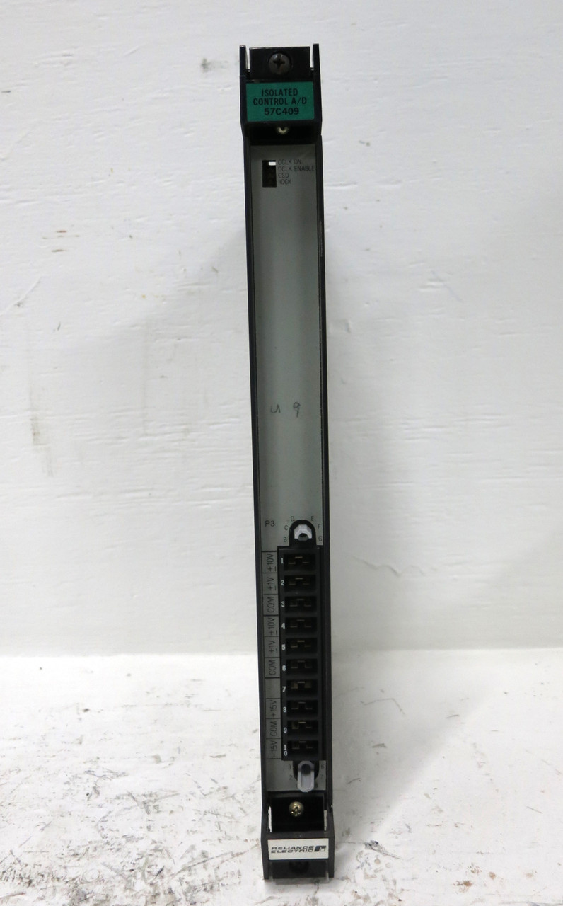 Reliance Electric 57C409 Analog Input Module PLC AutoMax 0-57409-C D-3637 (DW4198-1)