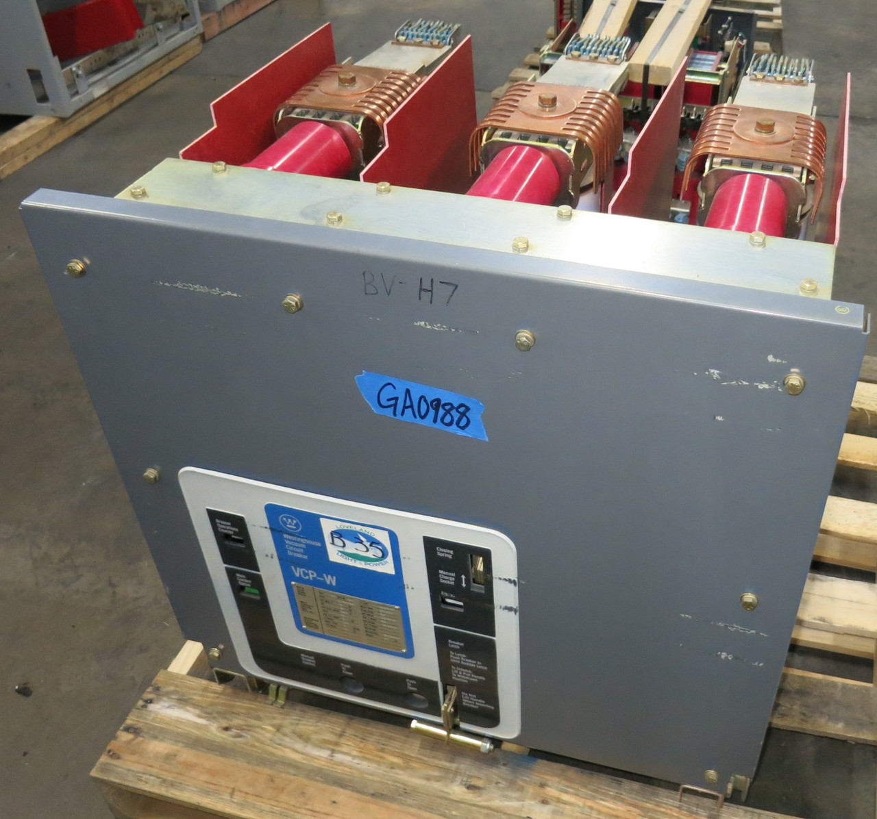 Westinghouse 150VCP-W500 2000A 15kV Vacuum Circuit Breaker 3776A21G02 2000 Amp (GA0988-4)