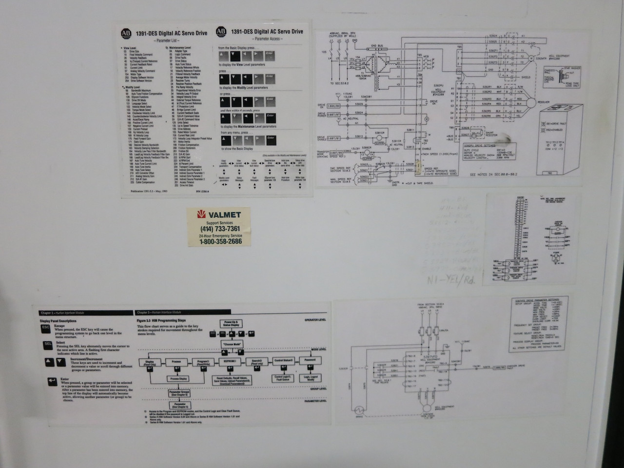Allen Bradley 1391-DES45-DI Digital Servo Drive Cabinet AC VS DES 1305-BA06A-HA2 (DW4222-1)