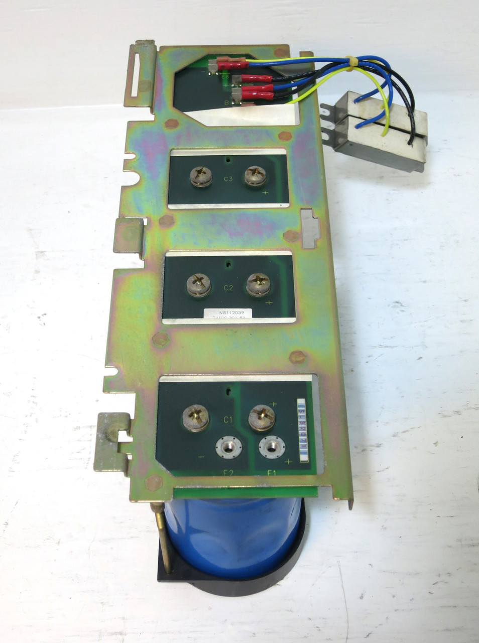 Allen Bradley 74100-301-53 AC Drive PLC Board w/ Phillips Capacitors MS112039 (DW4286-1)