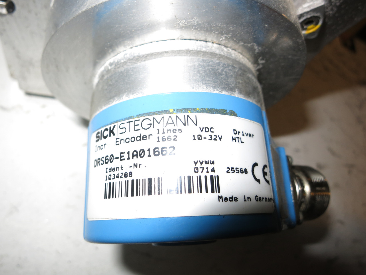 Sick Stegmann Wire Draw Increm. Encoder PRF13-E1AM2020 w Encoder DRS60-E1A01662 (GA1022-3)