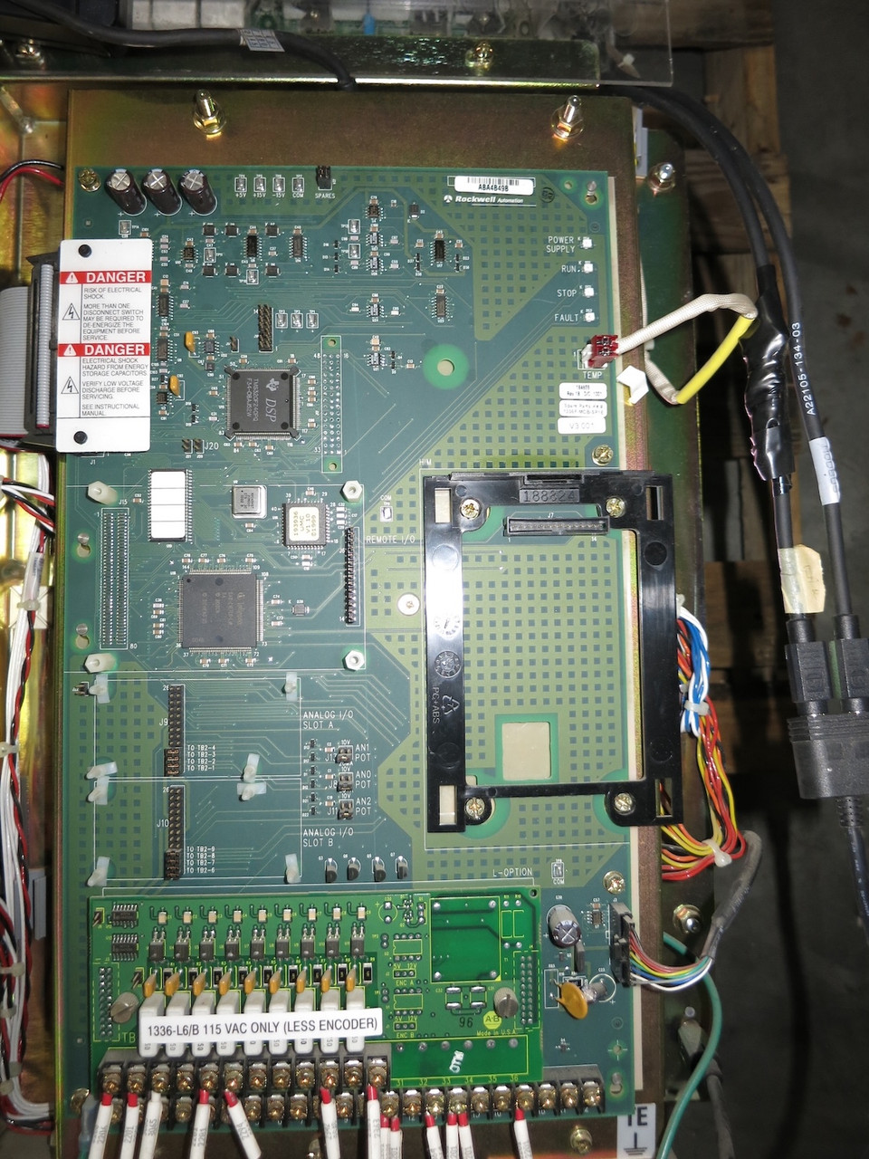 Allen Bradley 1336F-RP250-AN-EN-L6-NCM 250 HP AC VS Drive 513-620V DC Input (GA1021-3)