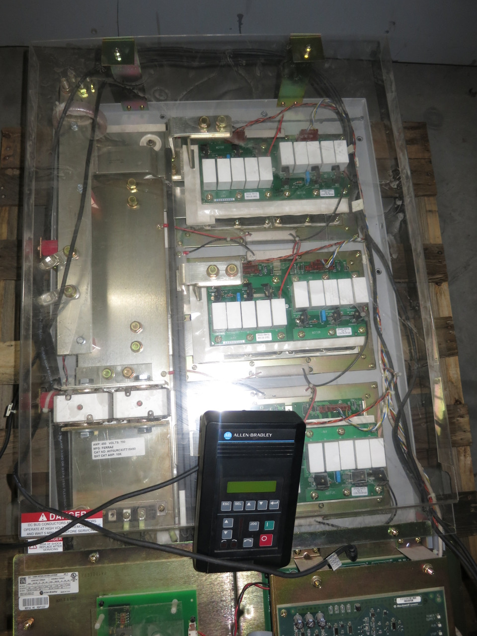 Allen Bradley 1336F-RP250-AN-EN-L6-NCM 250 HP AC VS Drive 513-620V DC Input (GA1021-3)