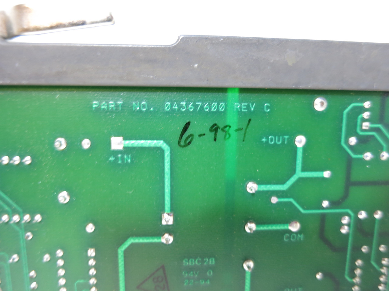 Measurex 05367600 Rev F ADC QBUS Type 2 (ML-4) PLC Processor 04367600 Rev A (GA1039-1)