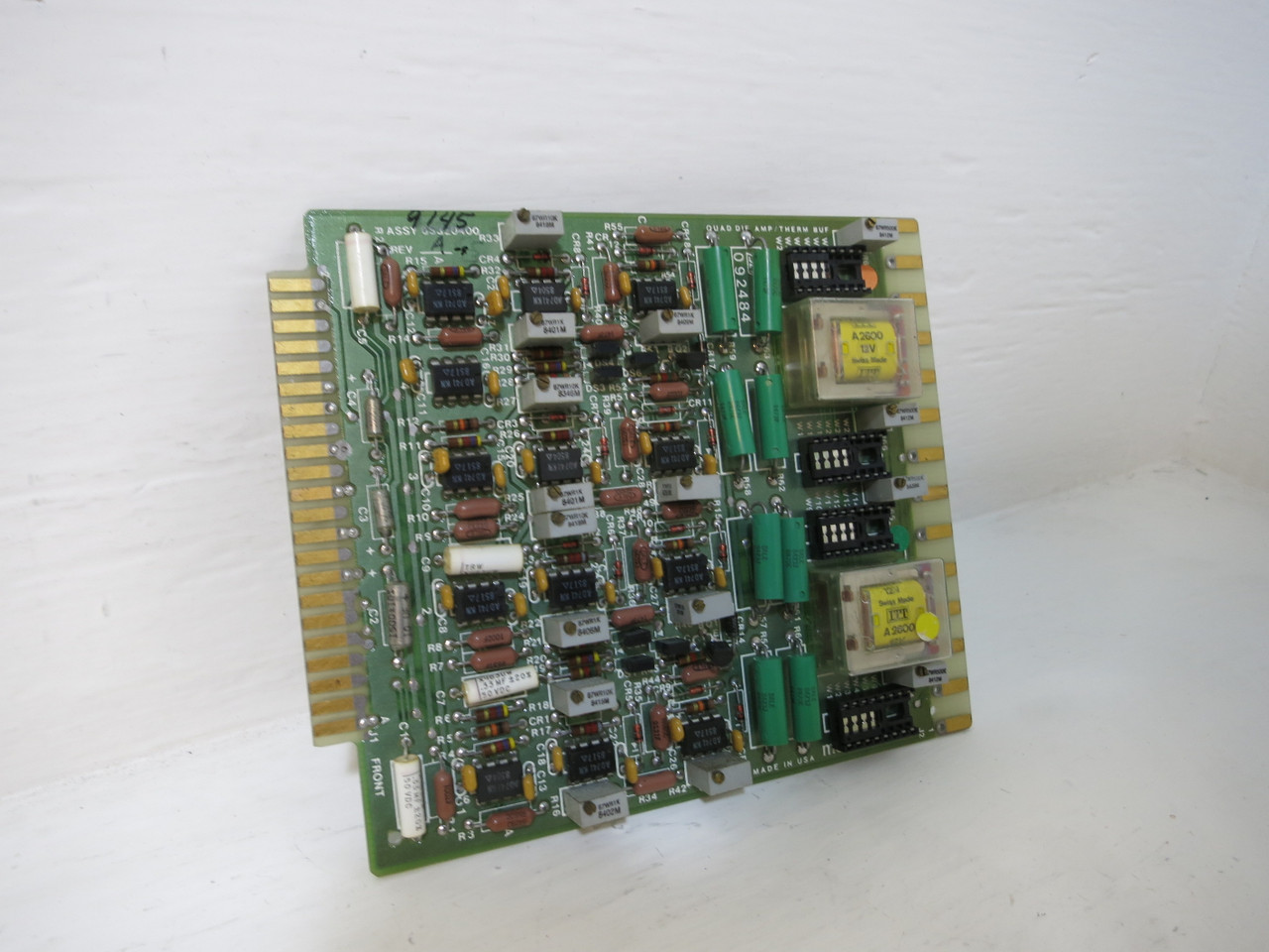 Image of Measurex 05320400 Quad DiE Amp/Therm BUF PLC Processor 04320400 Rev A