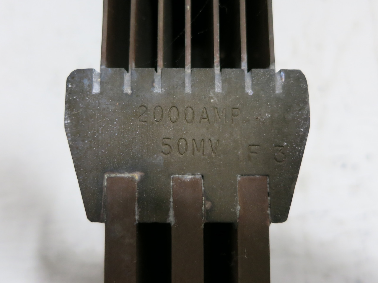 RAM Meter 2000A 50 MV Copper Current Shunt Bus-Type 2000 Amp Meter 50MV DC (DW4357-1)