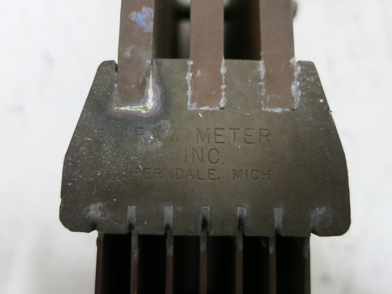 RAM Meter 2000A 50 MV Copper Current Shunt Bus-Type 2000 Amp Meter 50MV DC (DW4357-1)