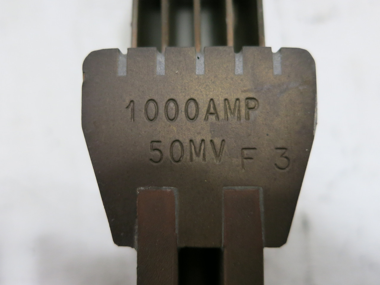 RAM Meter 1000A 50 MV Copper Current Shunt Bus-Type 1000 Amp Meter 50MV DC (DW4356-3)