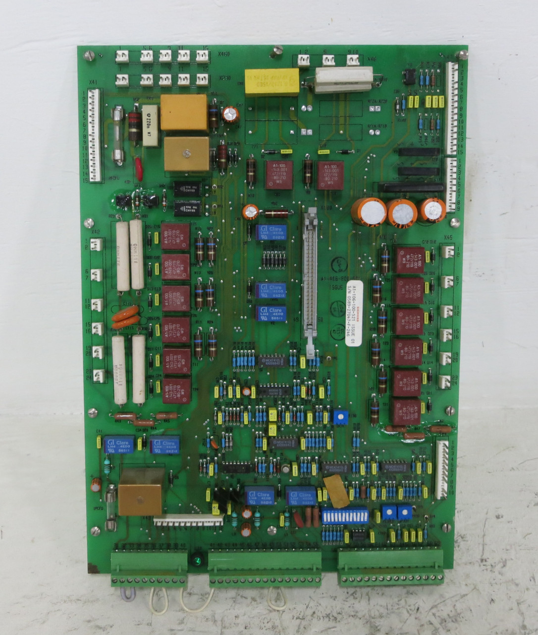 Siemens SIMOREG A1-106-100-521 Iss 01 VS Drive Control Board A1106100521 (DW4365-3)