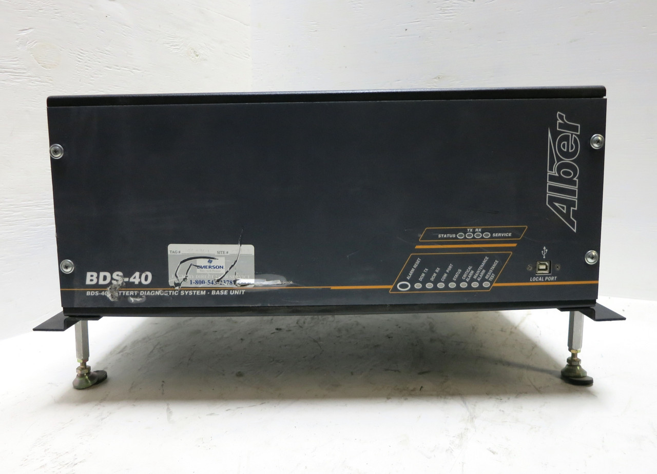 Alber 1003-750A BDS-40 Battery Diagnostic System Base Unit BDS40 1001750A (DW4379-6)
