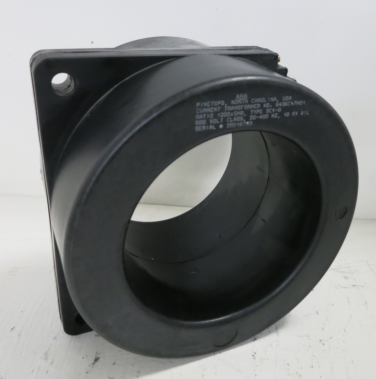 ABB SCV-D 6436C47H01 Current Transformer Ratio 1200:5MR 600V CT Class 50-400 (GA1049-8)