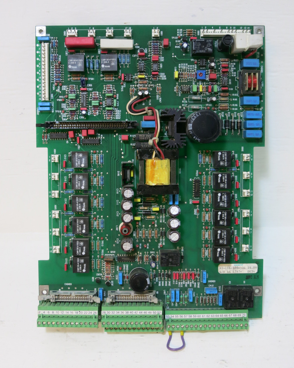 Siemens R1-116-100-504 SIMOREG DC Drive Control Board Microprocessor R1116100504 (DW4394-1)