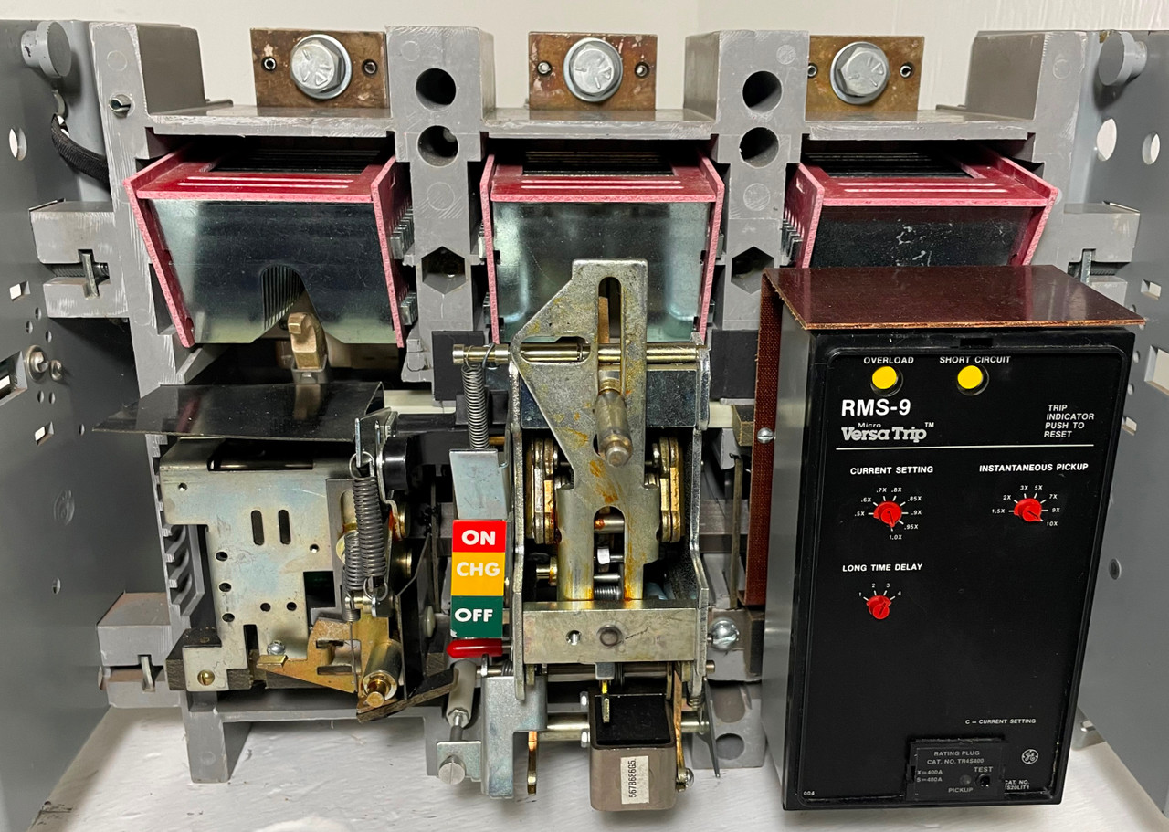 GE TC84SS 400A Power Break Circuit Breaker w/ 400 Amp Plug General Electric LI (EM4389-1)