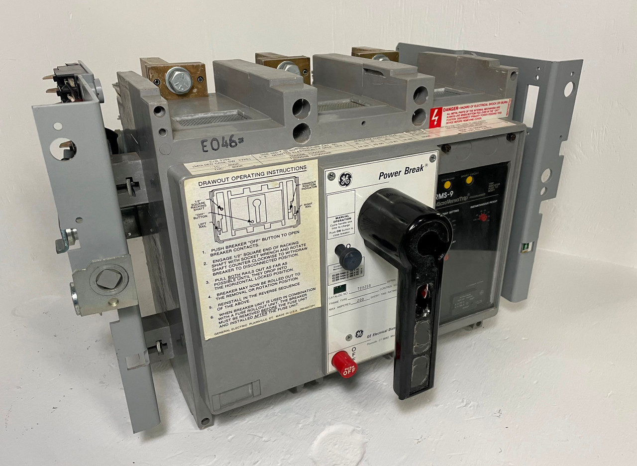 Image of GE TC82SS 200A Power Break Circuit Breaker w/ 150 Amp Plug General Electric LI