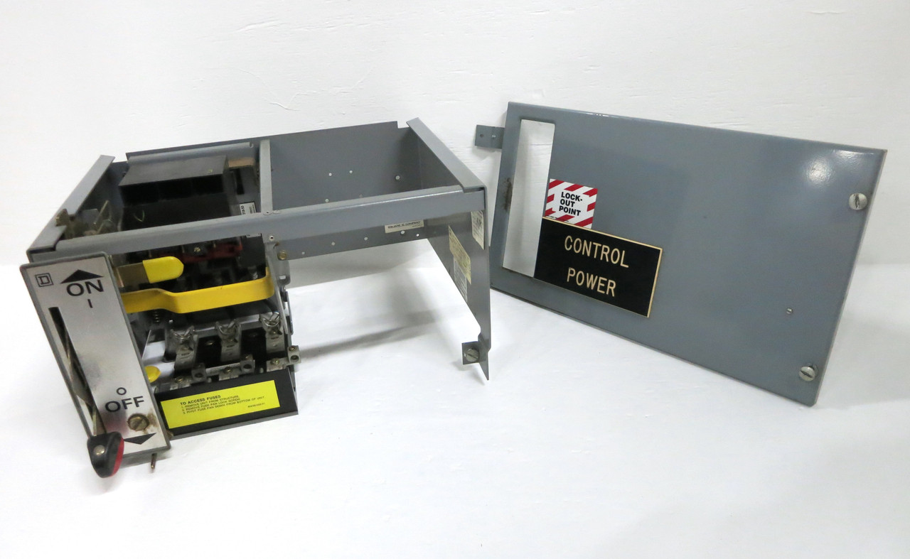 Square D Model 5 30A Fusible Feeder 9" MCC Bucket Mod 5 30 Amp 9in Fused (DW4414-14)