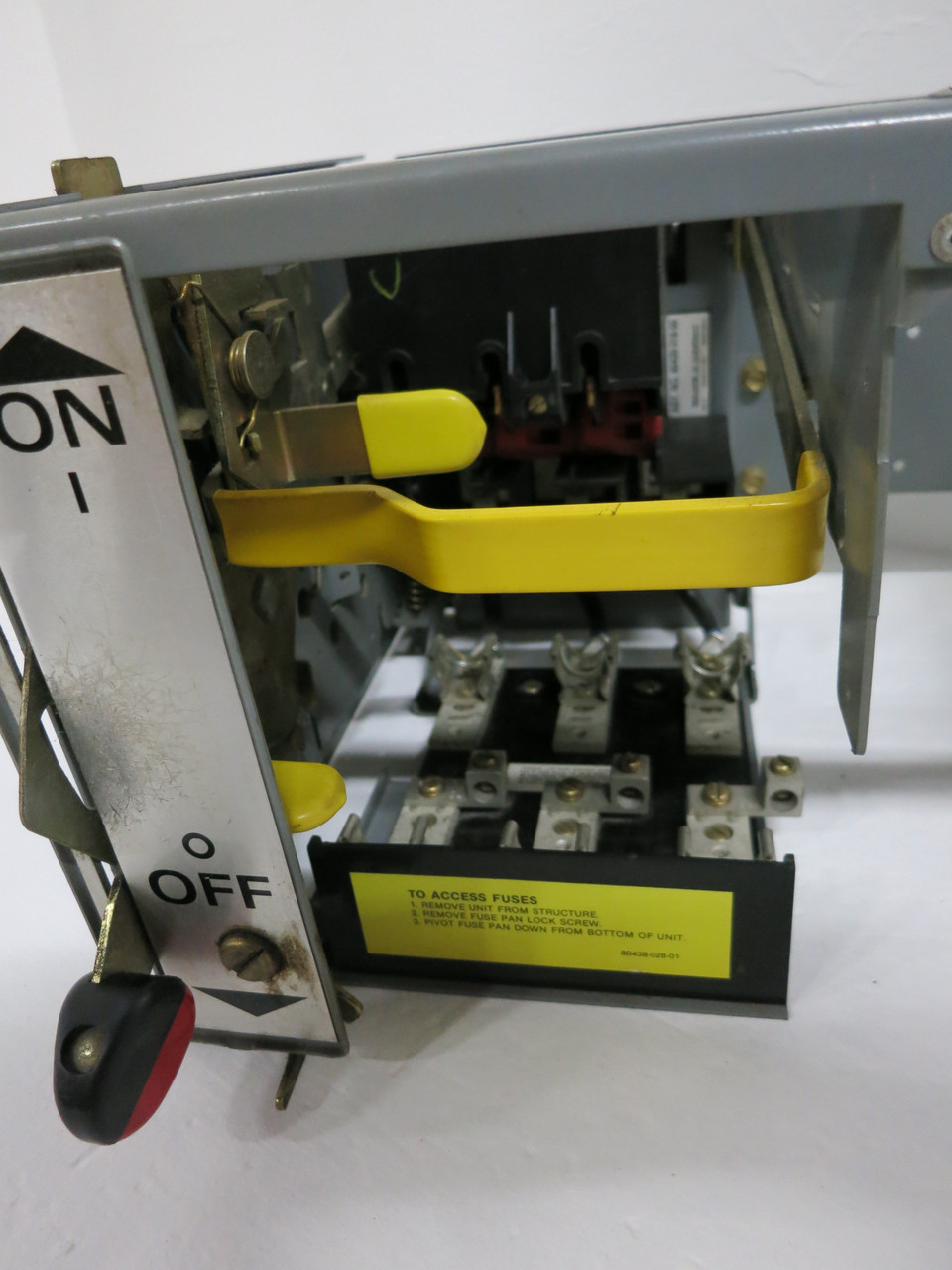 Square D Model 5 30A Fusible Feeder 9" MCC Bucket Mod 5 30 Amp 9in Fused (DW4414-14)