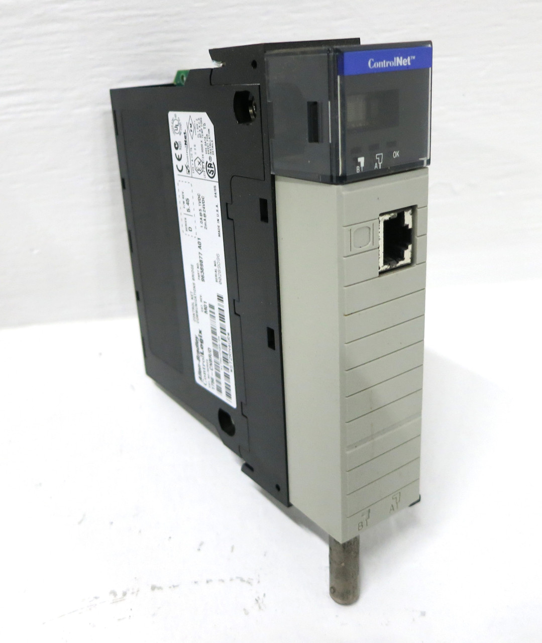 Allen Bradley 1756-CNBR Ser D Rev M01 F/W 5.45 Control Net Communications Bridge (DW4433-3)